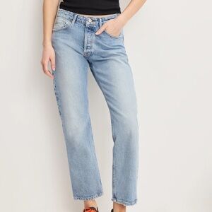 Good American (Good Vintage) Women's Blue Straight Leg Jeans